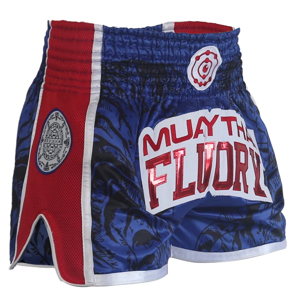 FLUORY Thai Boxing Shorts Fairtex Shorts Free Combat Mixed Martial Arts Boxing Training Match Pants MMA Shorts