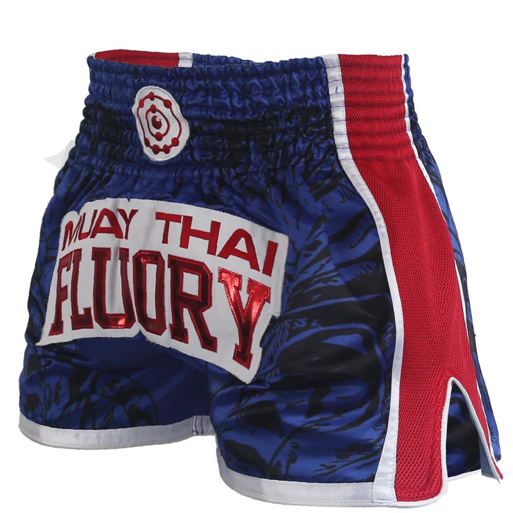 FLUORY Thai Boxing Shorts Fairtex Shorts Free Combat Mixed Martial Arts Boxing Training Match Pants MMA Shorts